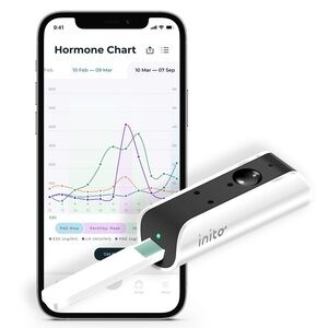 inito Women’s Hormone & Fertility Monitor - White/Black
